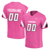 Custom Pink American Football Jersey Special Fans Edition Athletic Sportwear Shirts